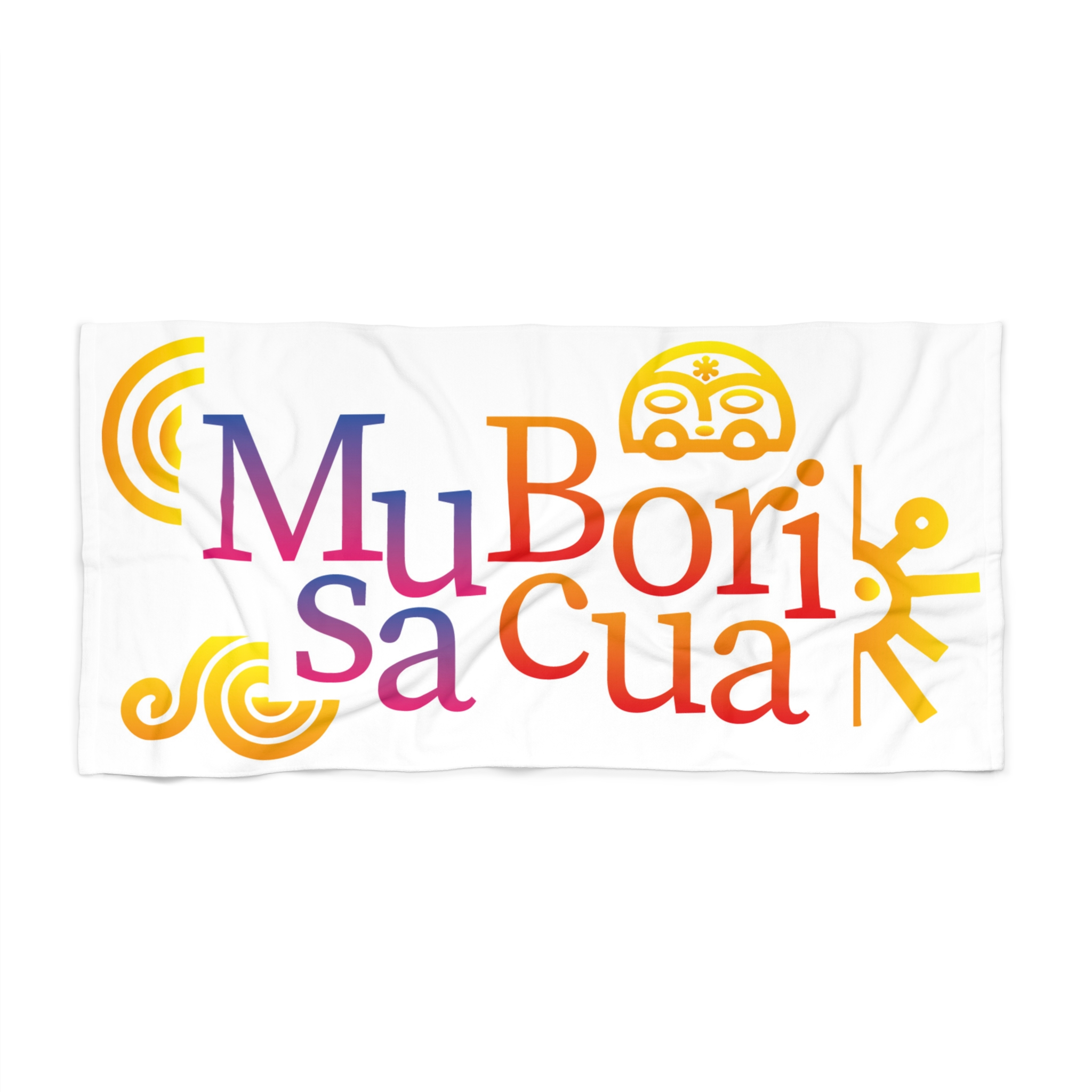 Raíces Collection Colorful Musa Boricua Beach Towel - Image 3