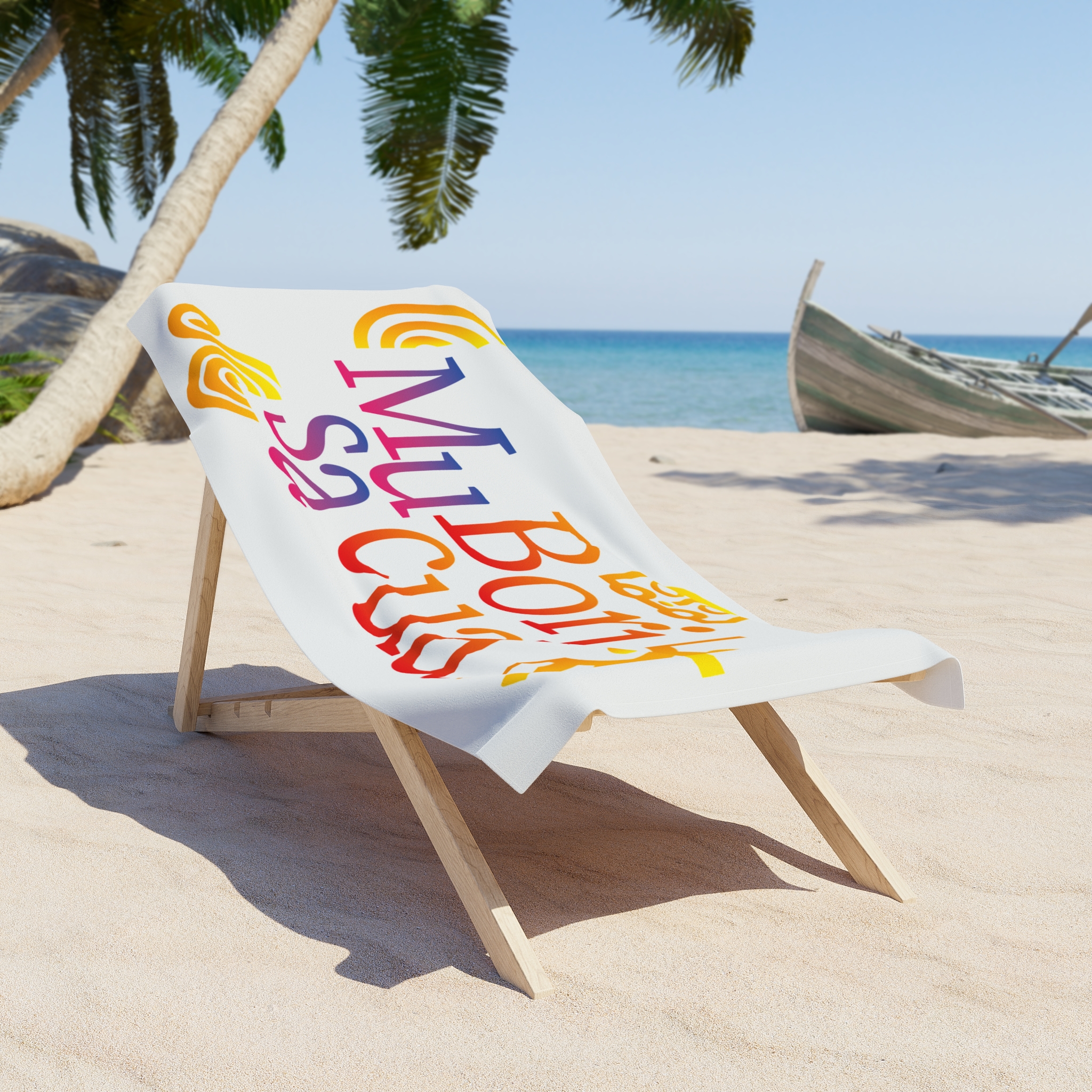 Raíces Collection Colorful Musa Boricua Beach Towel - Image 4