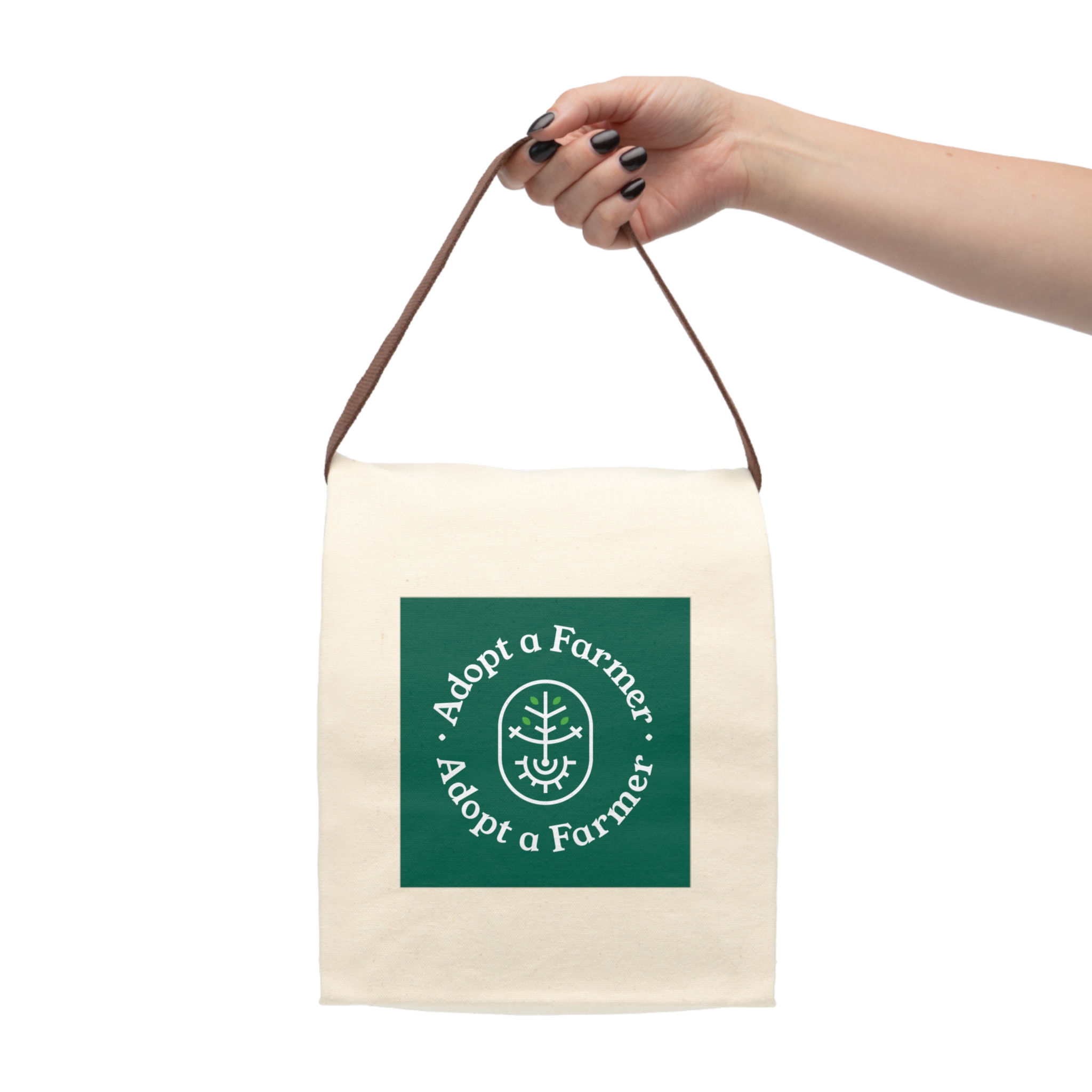 Adopt a Farmer Canvas Lunch Bag - Image 4