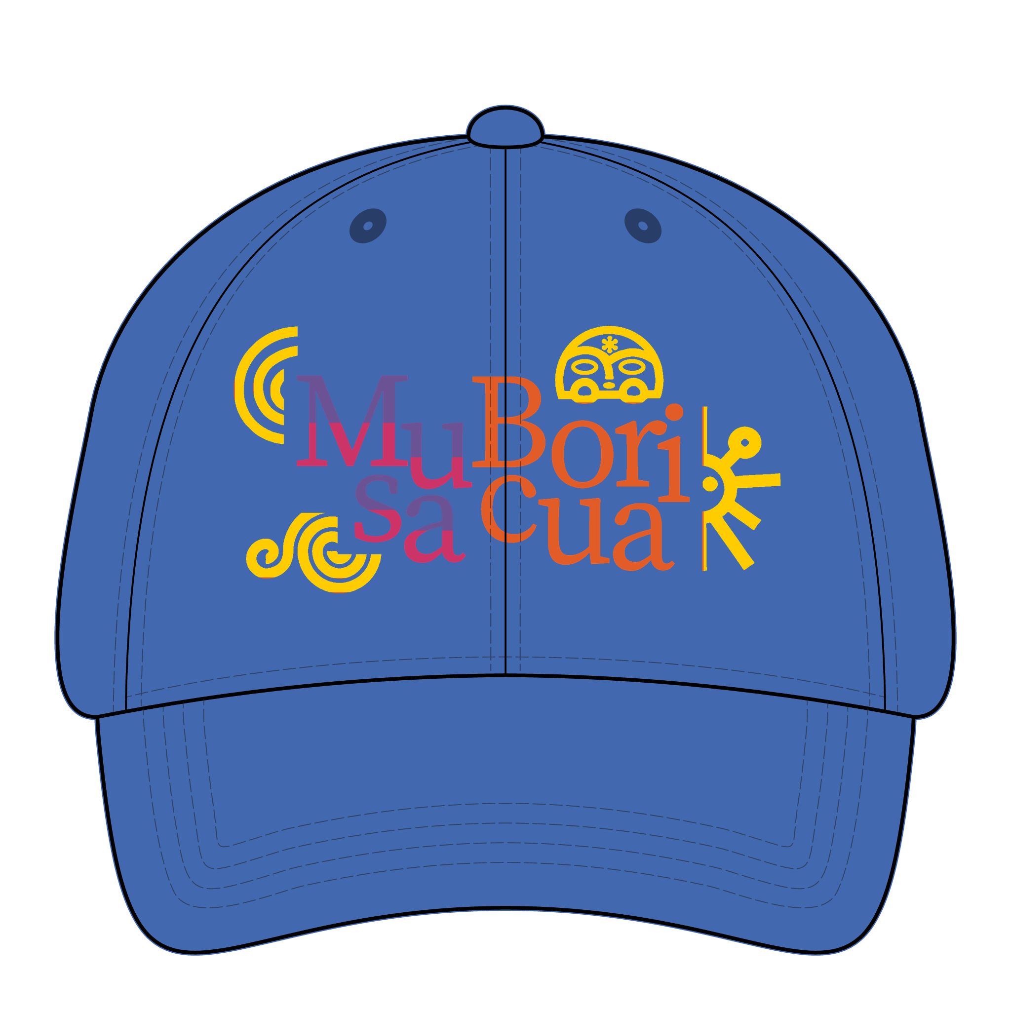 Musa Boricua Raíces Ponytail Women's Pigment-Dyed Cap with Fashion Undervisor (Embroidery) - Image 11