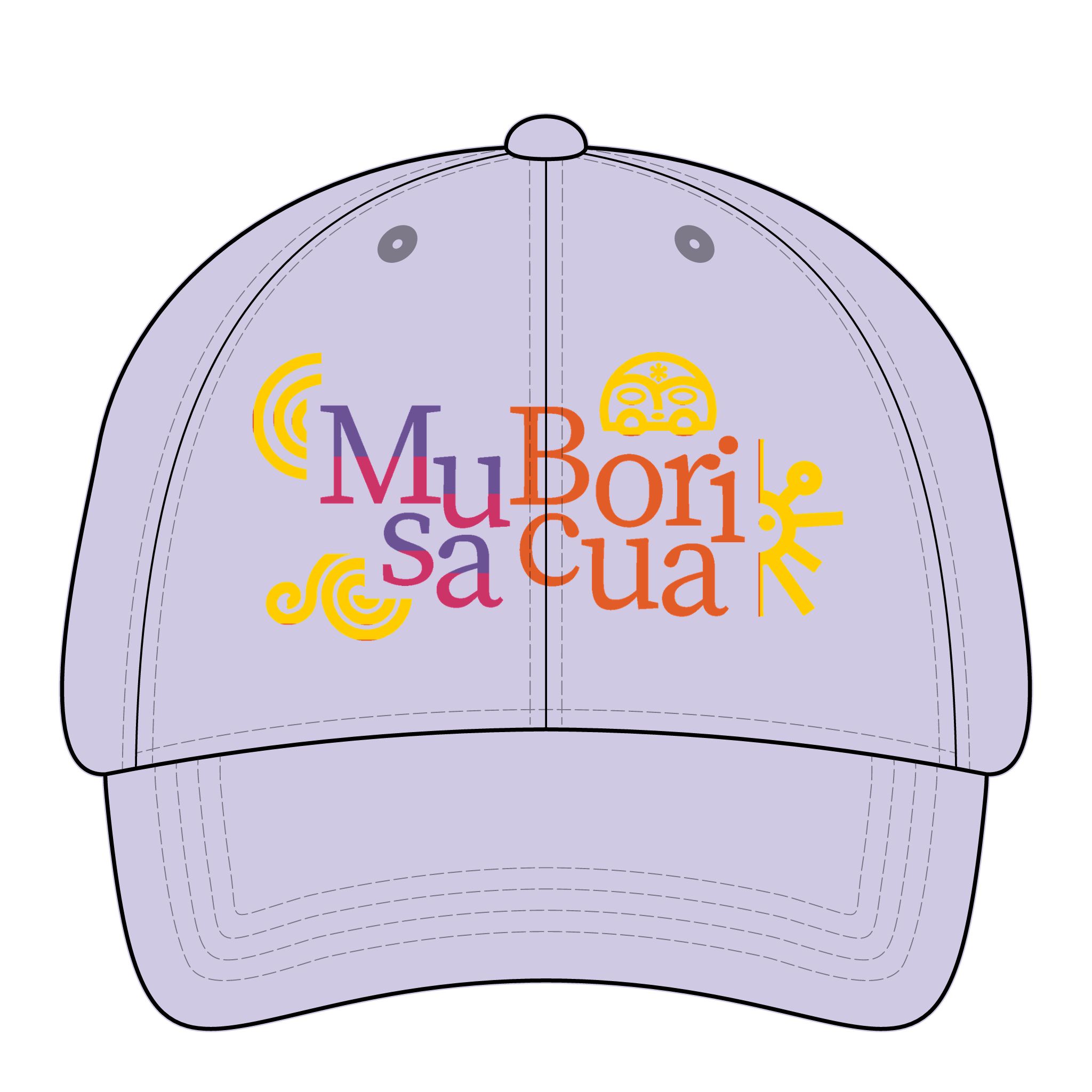 Musa Boricua Raíces Ponytail Women's Pigment-Dyed Cap with Fashion Undervisor (Embroidery) - Image 14