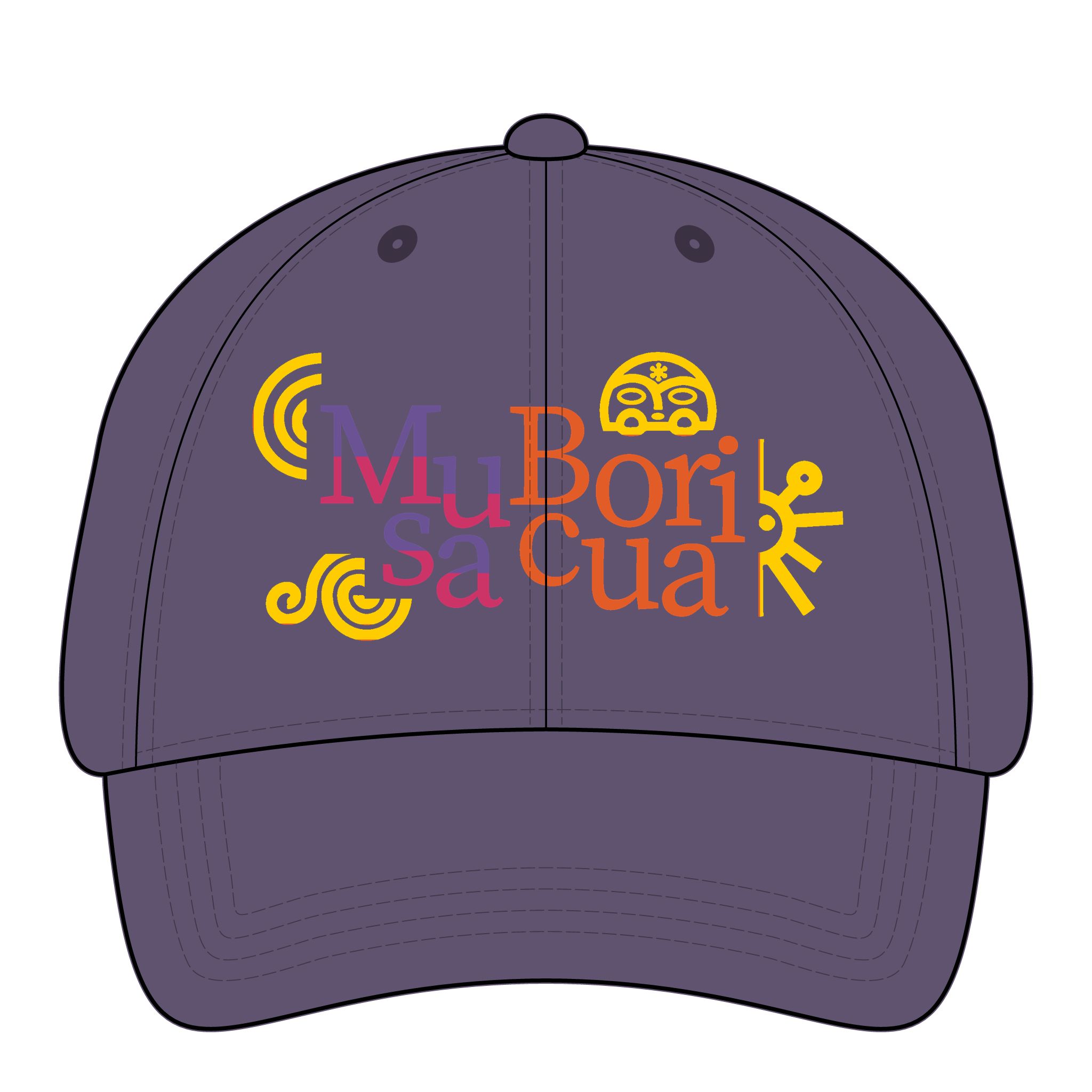 Musa Boricua Raíces Ponytail Women's Pigment-Dyed Cap with Fashion Undervisor (Embroidery) - Image 15