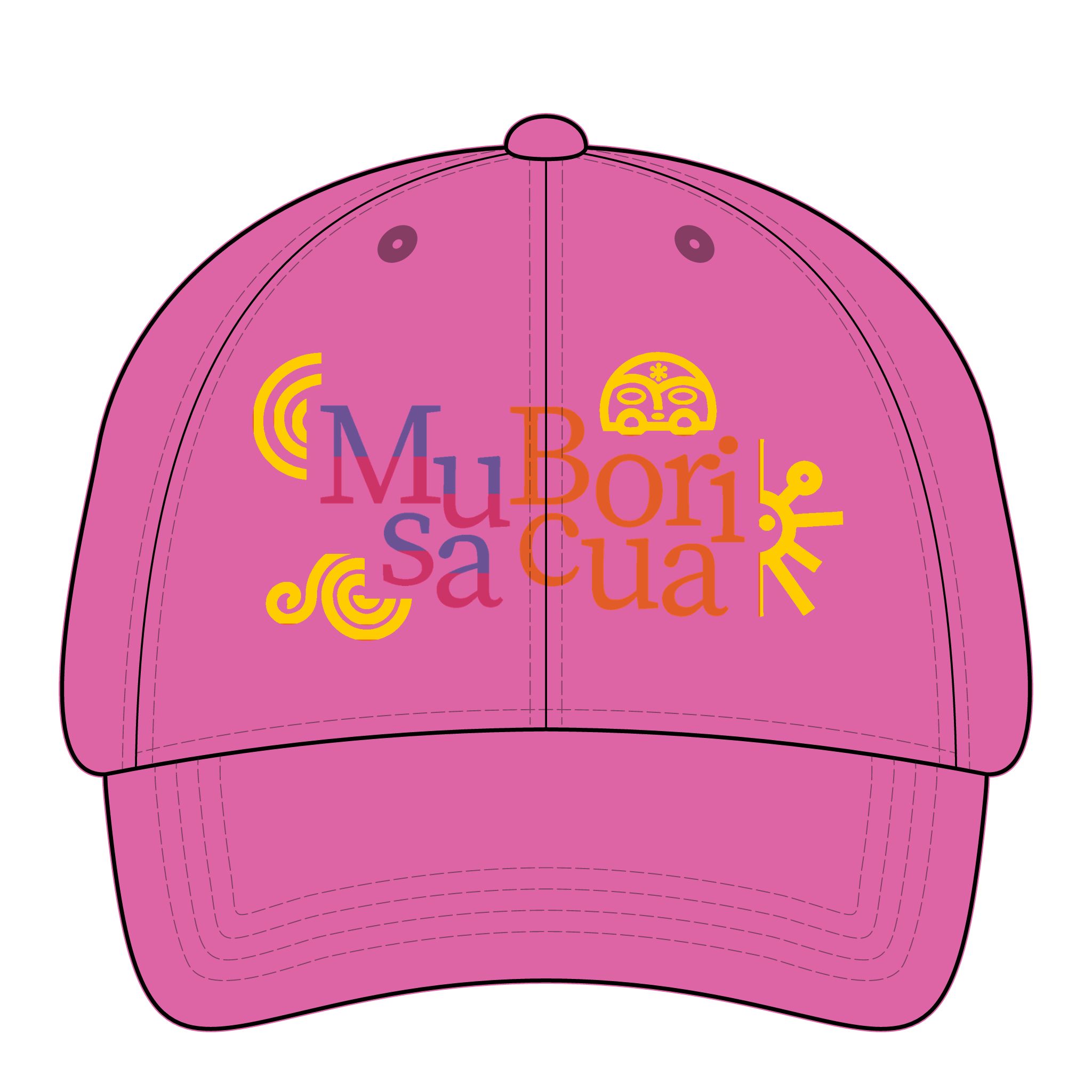 Musa Boricua Raíces Ponytail Women's Pigment-Dyed Cap with Fashion Undervisor (Embroidery) - Image 16