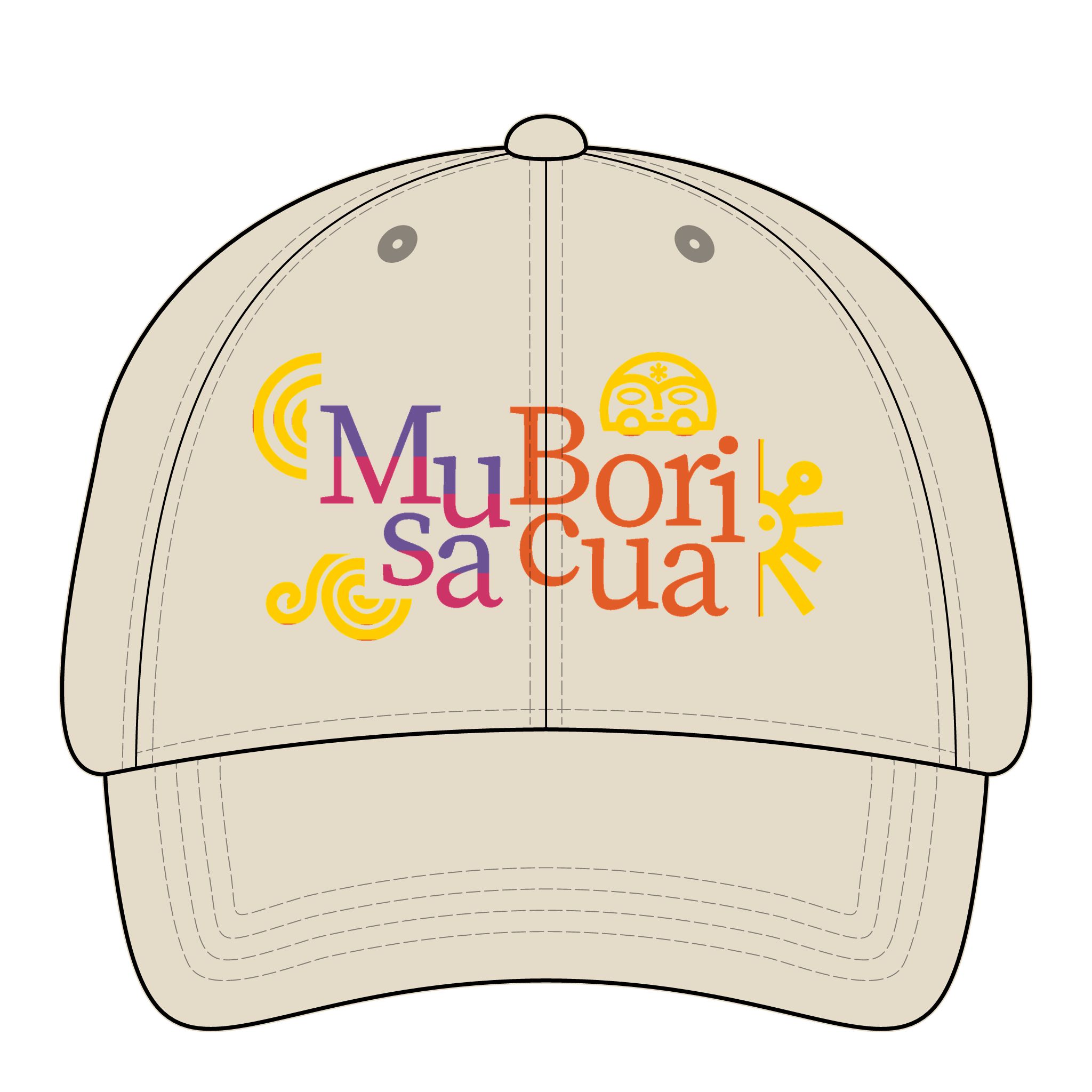 Musa Boricua Raíces Ponytail Women's Pigment-Dyed Cap with Fashion Undervisor (Embroidery) - Image 4