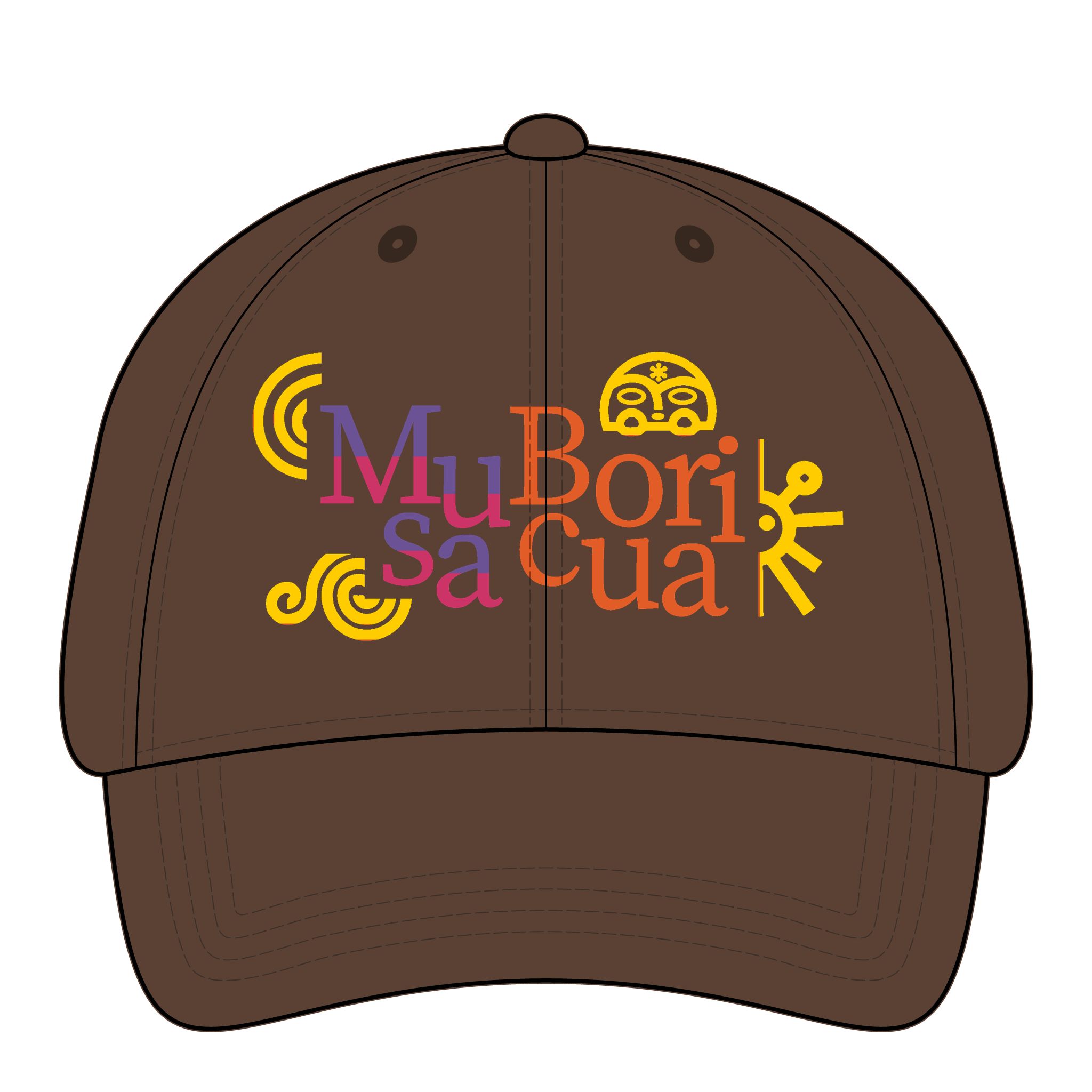 Musa Boricua Raíces Ponytail Women's Pigment-Dyed Cap with Fashion Undervisor (Embroidery) - Image 6