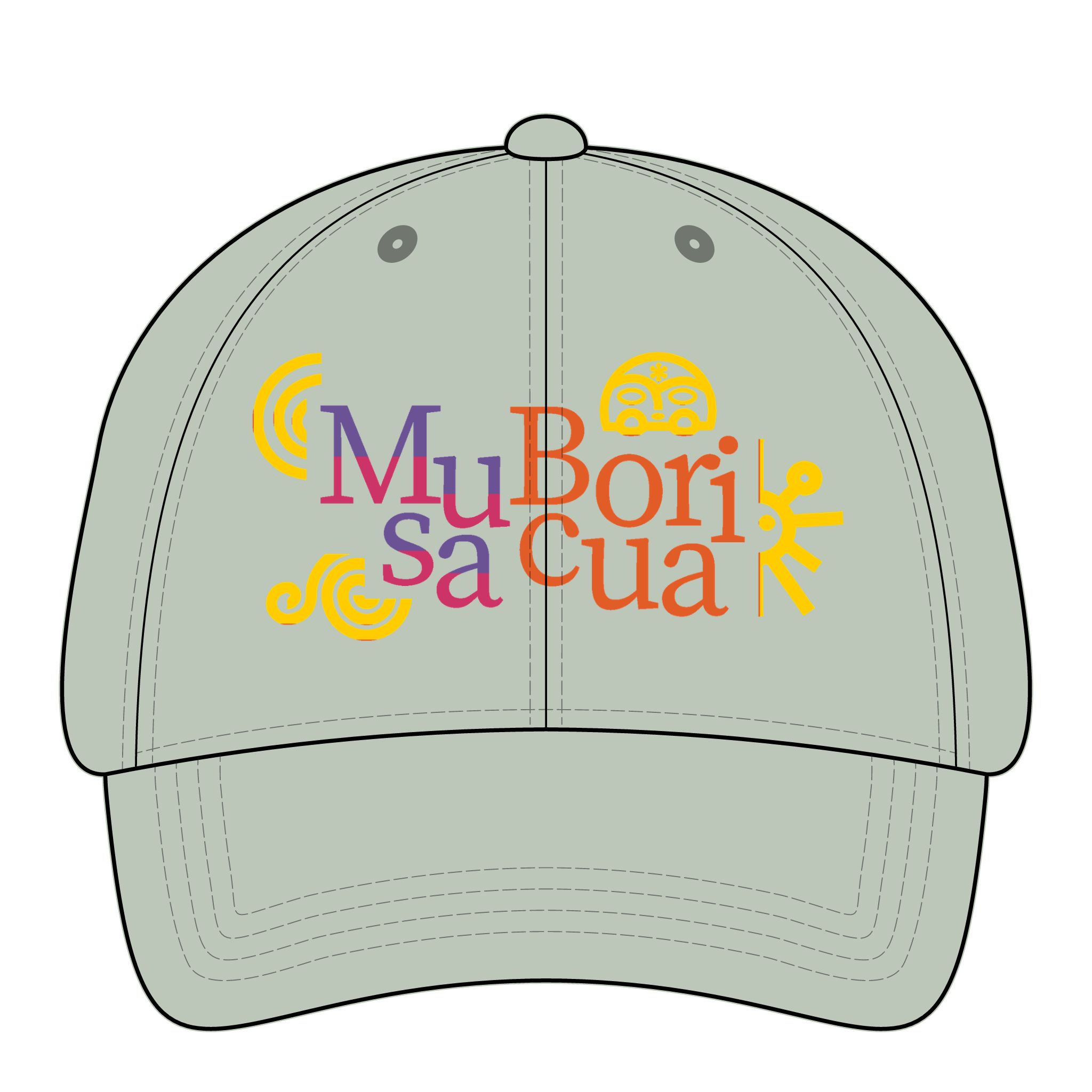 Musa Boricua Raíces Ponytail Women's Pigment-Dyed Cap with Fashion Undervisor (Embroidery)